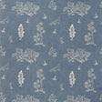 Andrew Martin FRIENDLY FOLK HAPPY BLUE Fabric