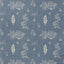 Andrew Martin FRIENDLY FOLK HAPPY BLUE Fabric