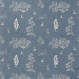 Andrew Martin FRIENDLY FOLK HAPPY BLUE Fabric