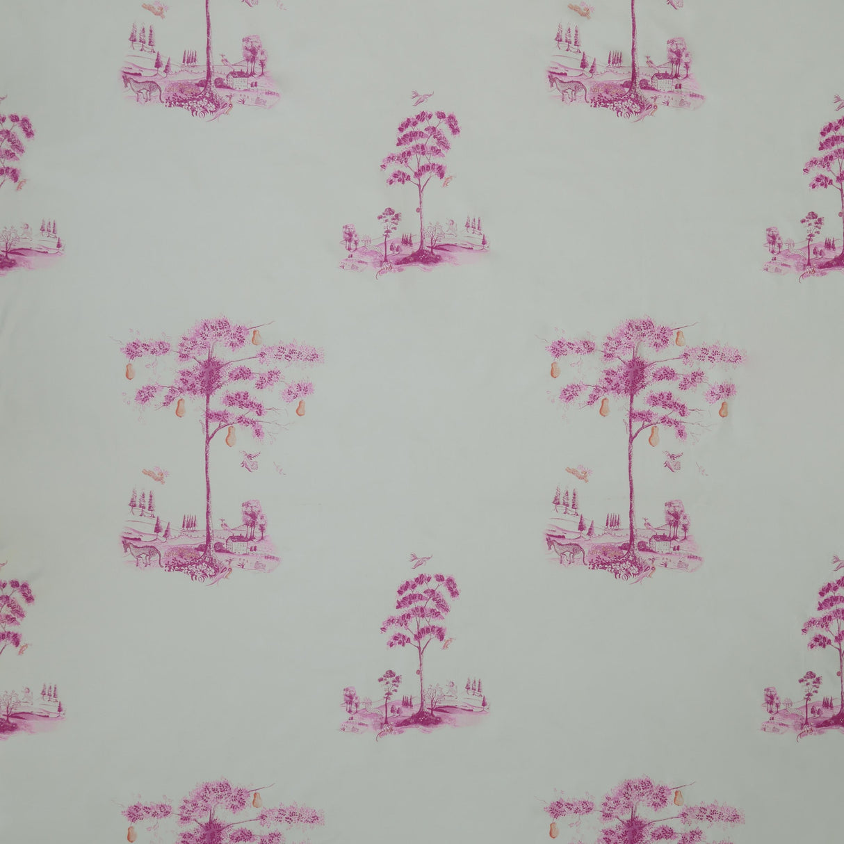 Andrew Martin TRAVELLERS TALE HOT PINK Fabric
