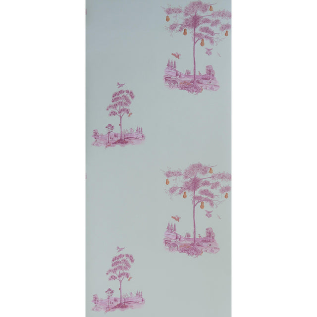 Andrew Martin PEAR TREE SUNRISE PINK Wallpaper