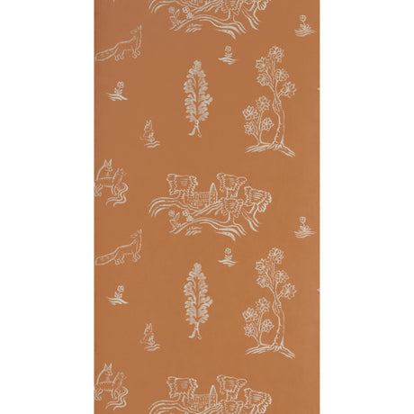 Andrew Martin WYCHWOOD MELON ORANGE Wallpaper