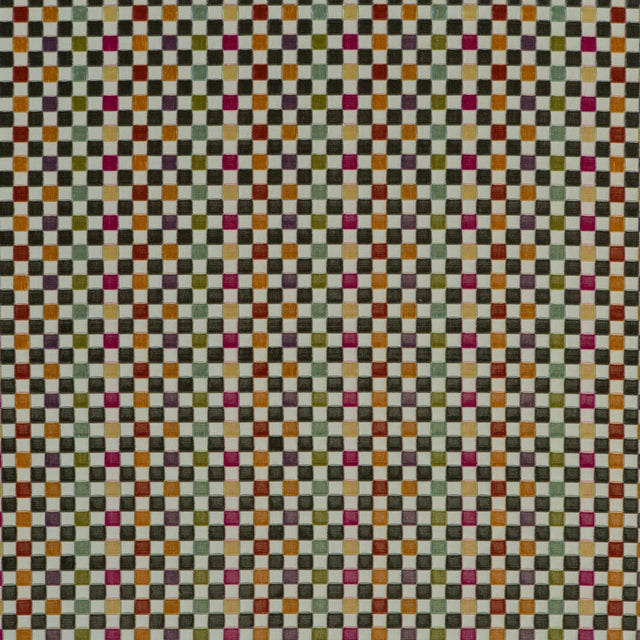 G P & J Baker CLARENDON SMALL CHECK MULTI Upholstery Fabric