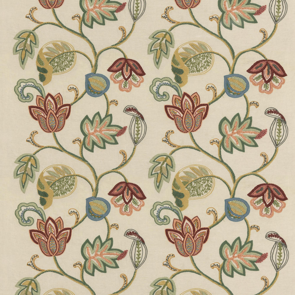 G P & J Baker BARBONNE SPICE Drapery Fabric