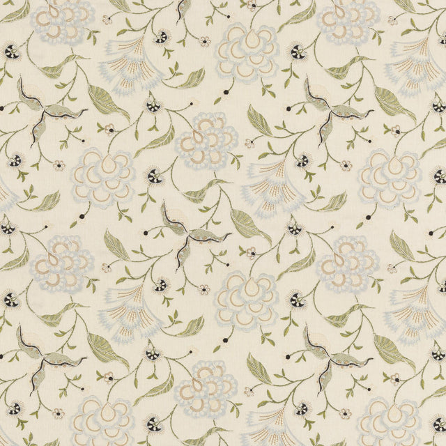 G P & J Baker LAMORNA EMBROIDERY LINEN Fabric