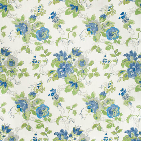 Lee Jofa PARNHAM CORNFLOWER/LIME Fabric