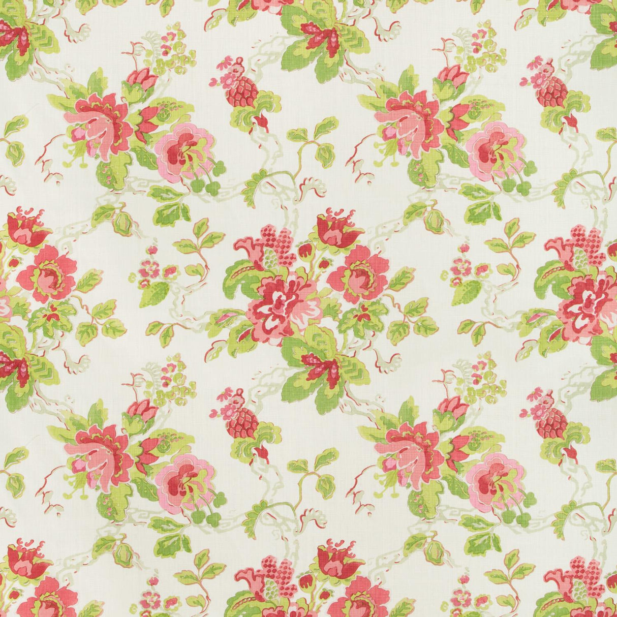 Lee Jofa PARNHAM PINK/LIME Fabric