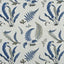 G P & J Baker FERNS INDIGO/LINEN Upholstery Fabric
