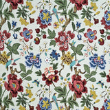 G P & J Baker PERSIAN POMEGRANATE AQUA/MULTI Fabric