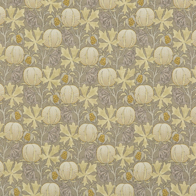 G P & J Baker PUMPKINS GREY/OCHRE Fabric