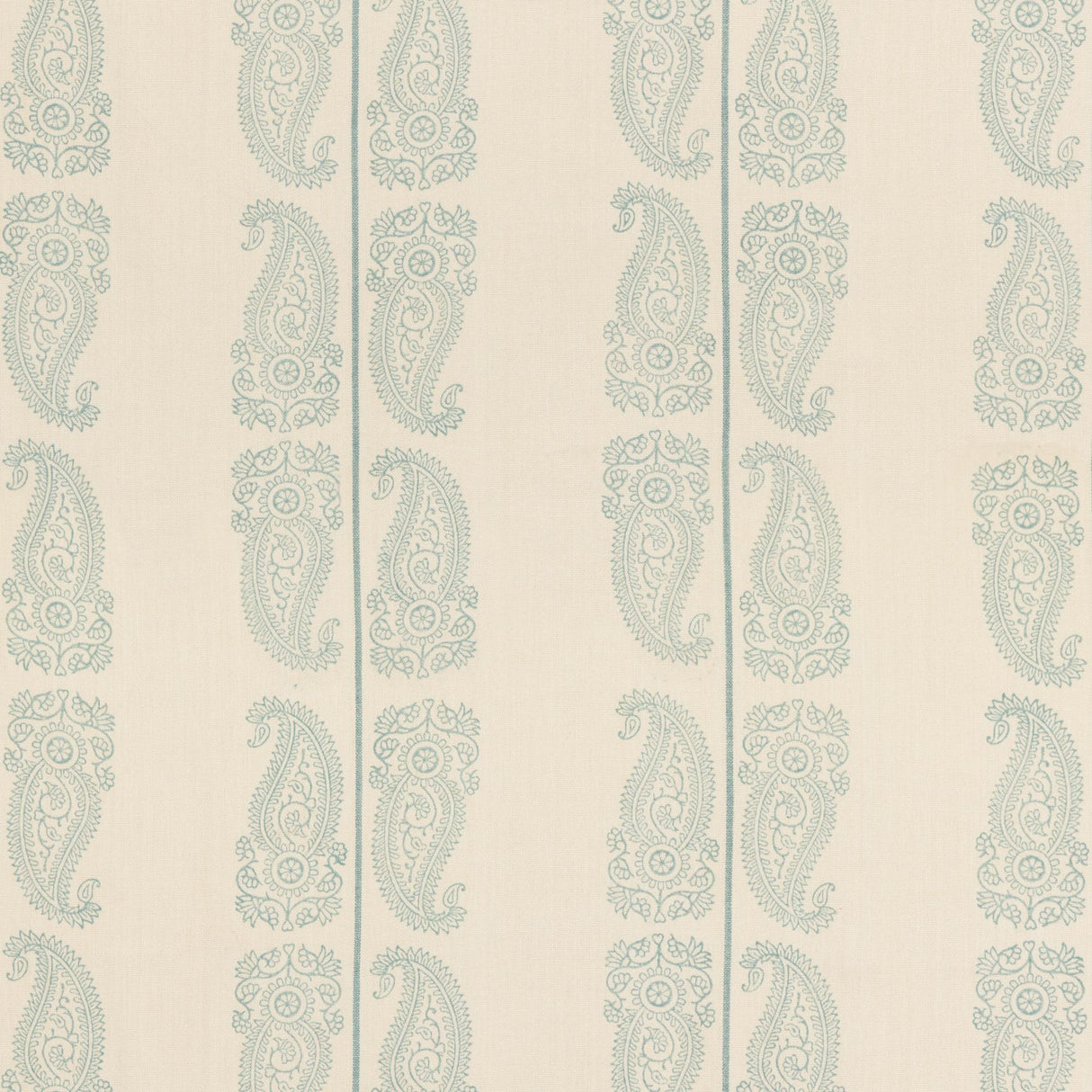 G P & J Baker CROMER PAISLEY AQUA Fabric