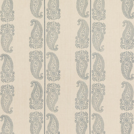 G P & J Baker CROMER PAISLEY INDIGO Fabric
