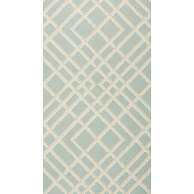 Brunschwig & Fils TREILLAGE SIDEWALL GLACIER Wallpaper