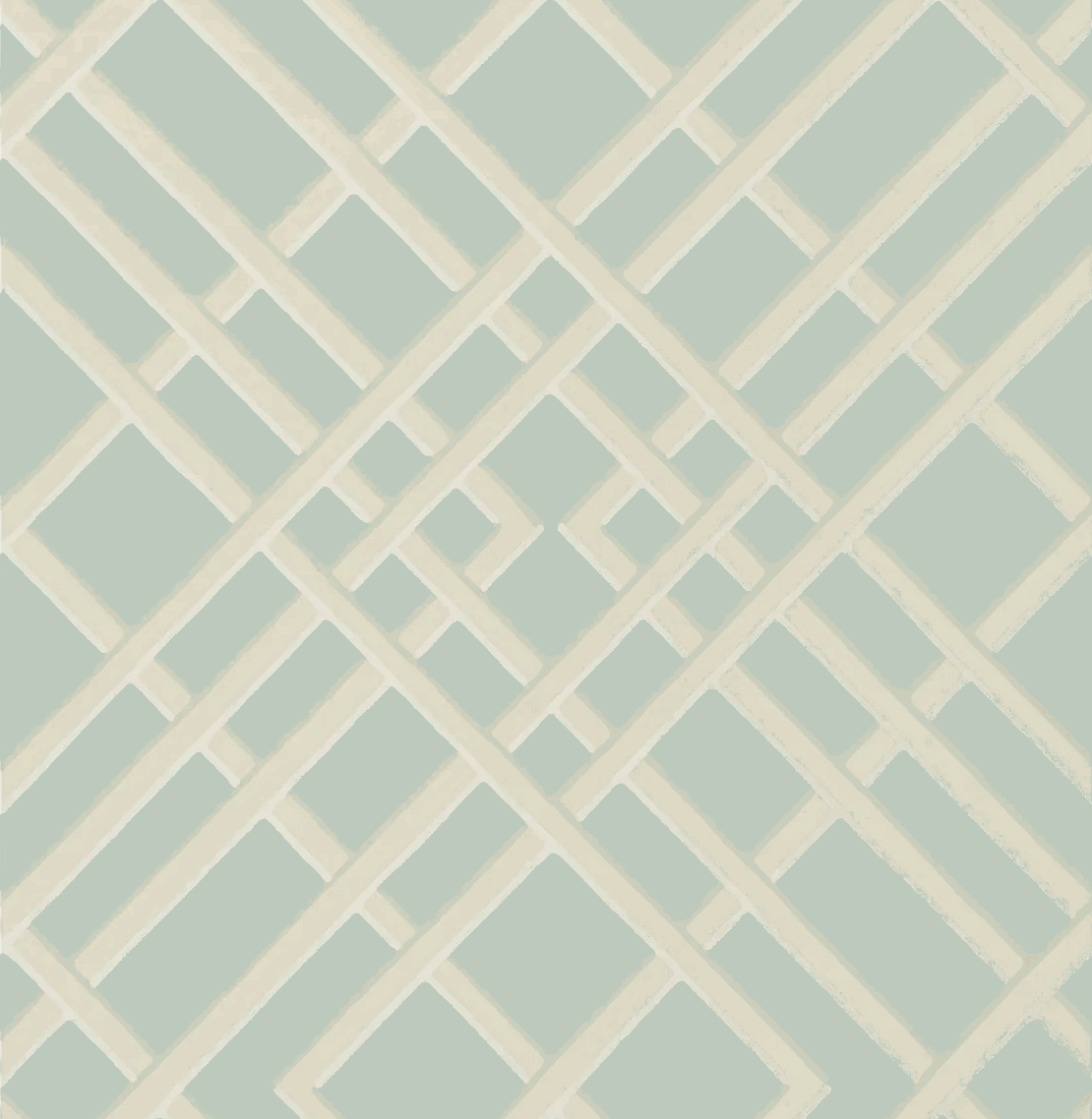Brunschwig & Fils TREILLAGE SIDEWALL GLACIER Wallpaper