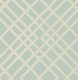 Brunschwig & Fils TREILLAGE SIDEWALL GLACIER Wallpaper