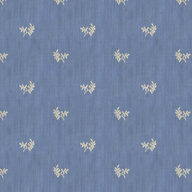 Brunschwig & Fils BAYBERRY STRIE CANTON BLUE Upholstery Fabric