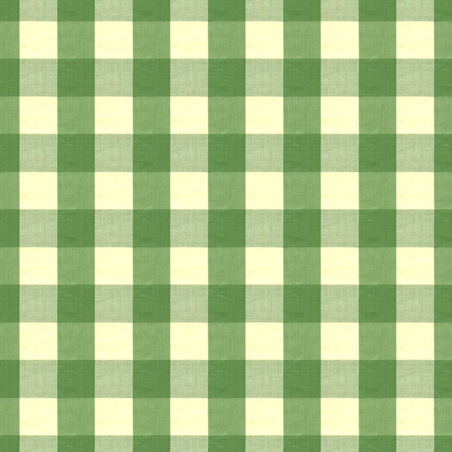 Brunschwig & Fils EXCHEQUER COTTON CHECK JADE Upholstery Fabric