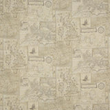 Mulberry BOHEMIAN TRAVELS LINEN SAND Fabric