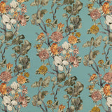 Mulberry WILD SIDE TEAL Fabric