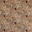 Mulberry PAINT BOX TEAL/SPICE Fabric