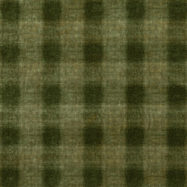Mulberry HIGHLAND CHECK EMERALD Fabric