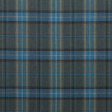 Mulberry SHETLAND PLAID BLUE Fabric