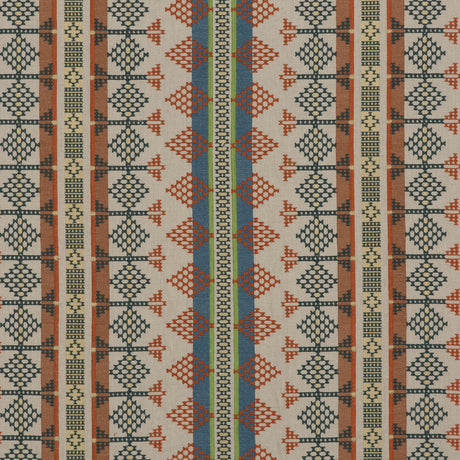 Mulberry SADDLE BLANKET TEAL Fabric