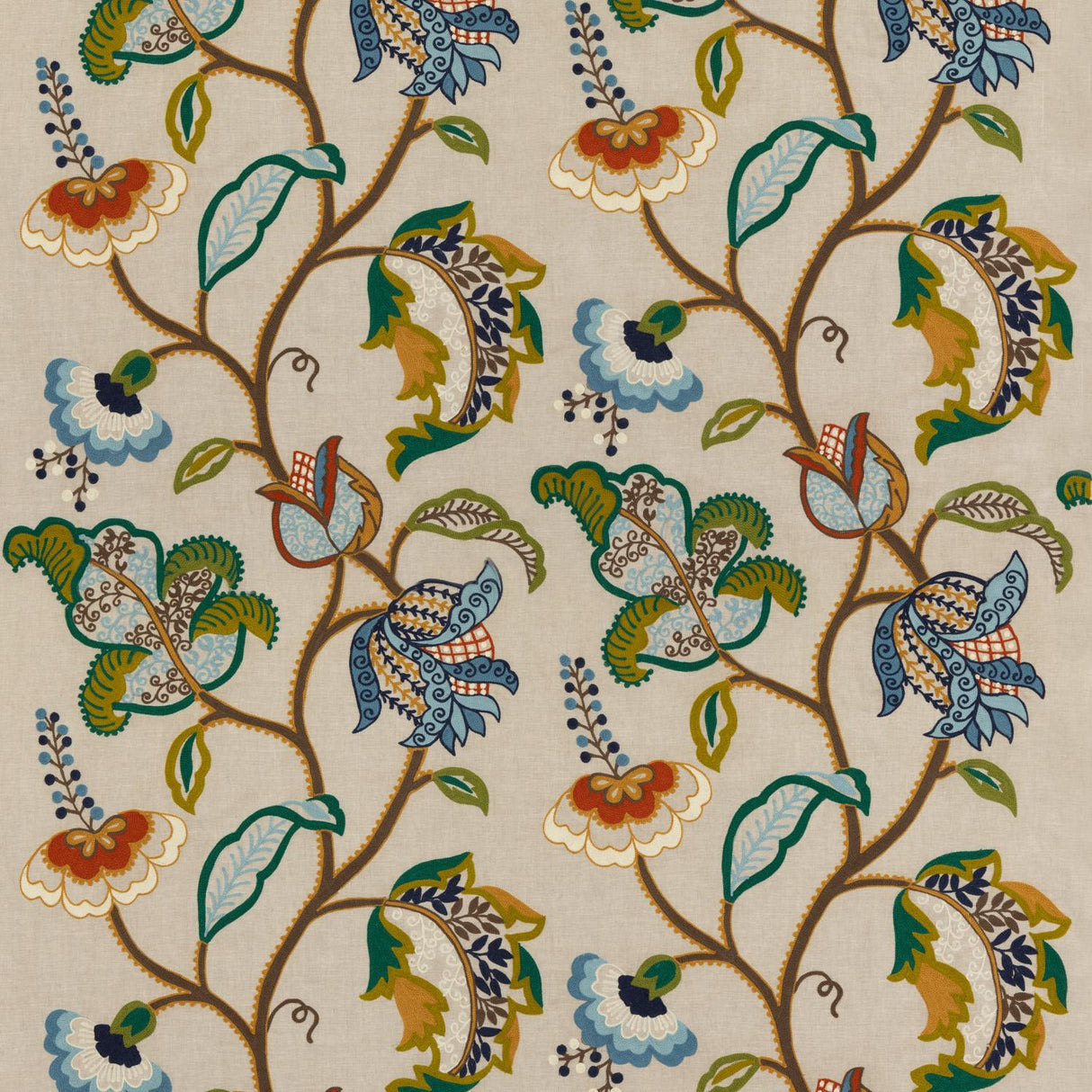Mulberry MAXTON TEAL Fabric
