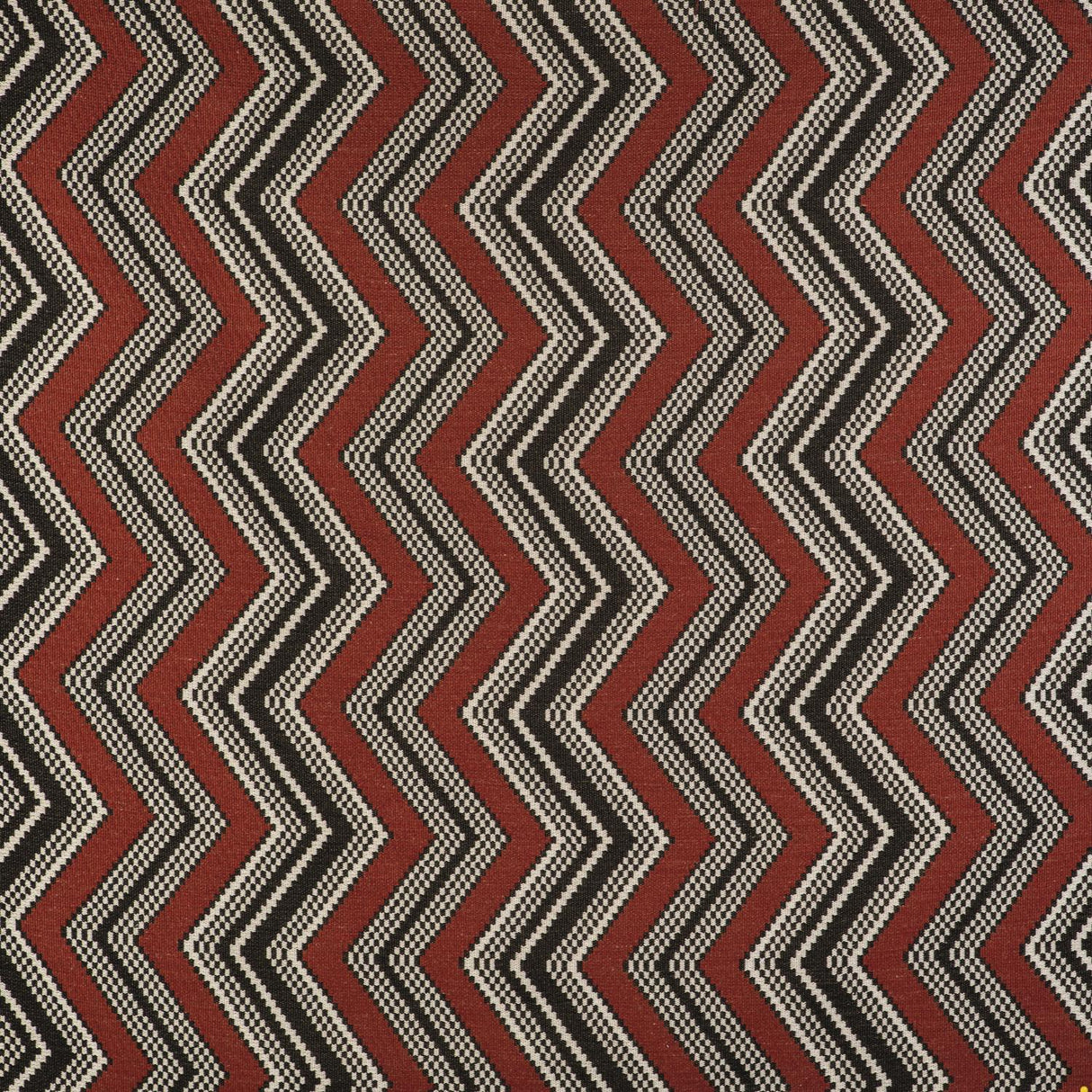 Gaston Y Daniela ZIG ZAG ROJO Upholstery Fabric