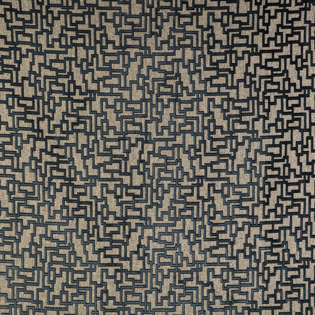 Gaston Y Daniela LABERINTO AZUL Upholstery Fabric