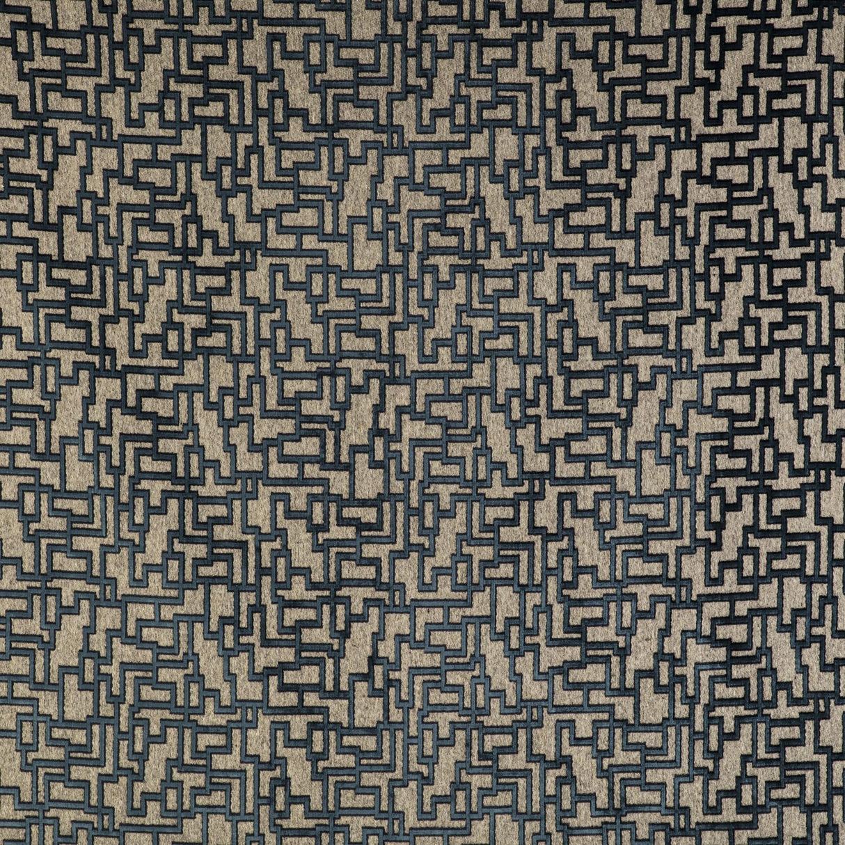 Gaston Y Daniela LABERINTO AZUL Upholstery Fabric