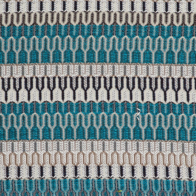 Gaston Y Daniela COSTURAS AZUL Upholstery Fabric