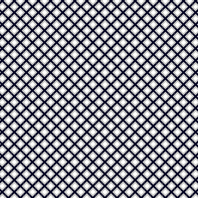 Gaston Y Daniela TRELLIS NAVY/GRIS Fabric