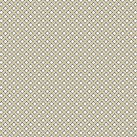 Gaston Y Daniela TRELLIS BEIGE/NEGRO Fabric