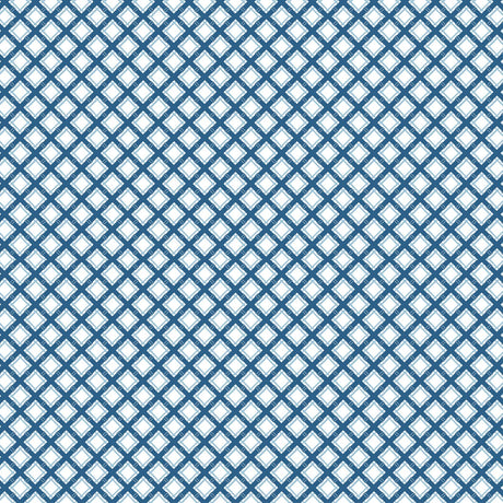 Gaston Y Daniela TRELLIS AZUL Fabric