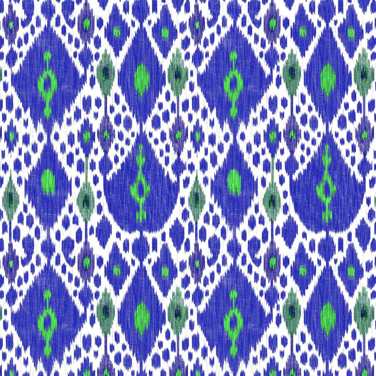 Gaston Y Daniela IKAT AZUL Fabric