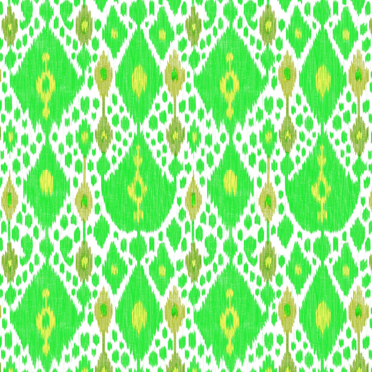 Gaston Y Daniela IKAT VERDE Fabric