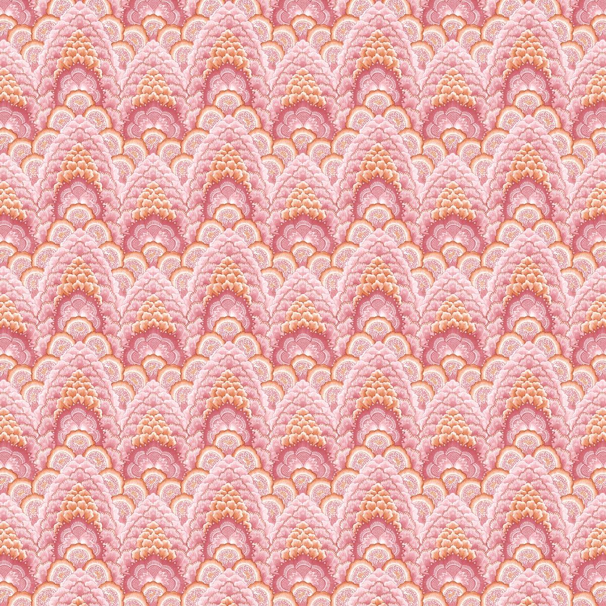 Gaston Y Daniela GANGES ROSA/NARANJA Fabric