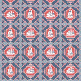 Gaston Y Daniela PORCELANAS AZUL Fabric