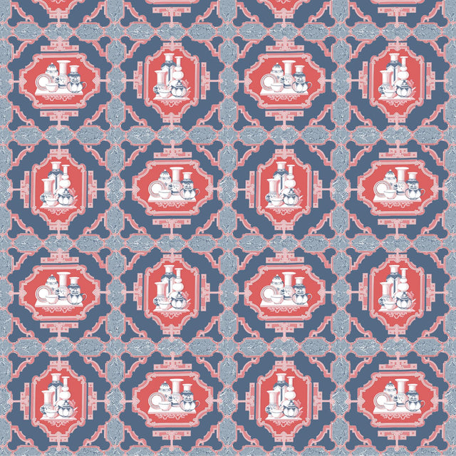 Gaston Y Daniela PORCELANAS AZUL Fabric