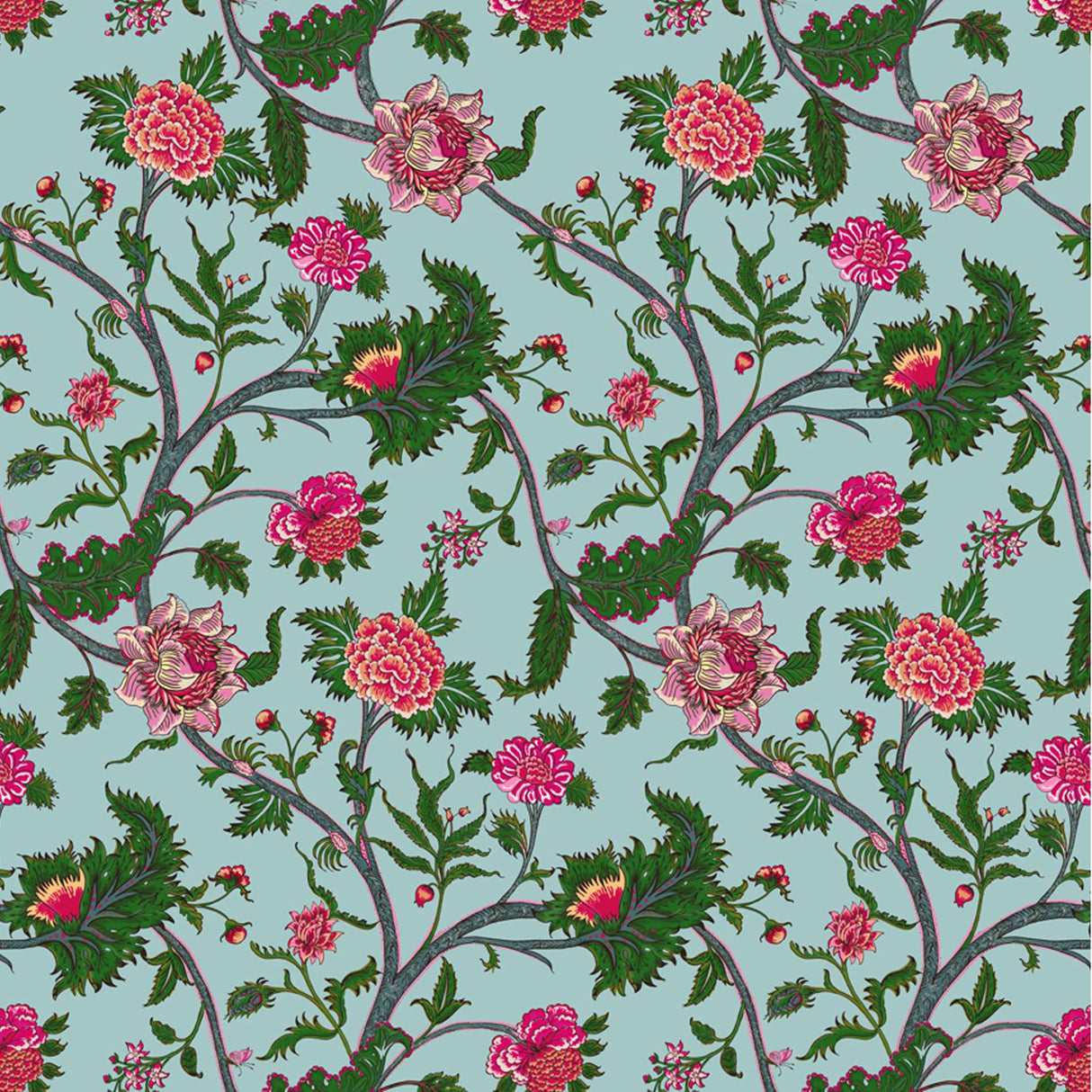 Gaston Y Daniela PALAMPORE AZUL Fabric