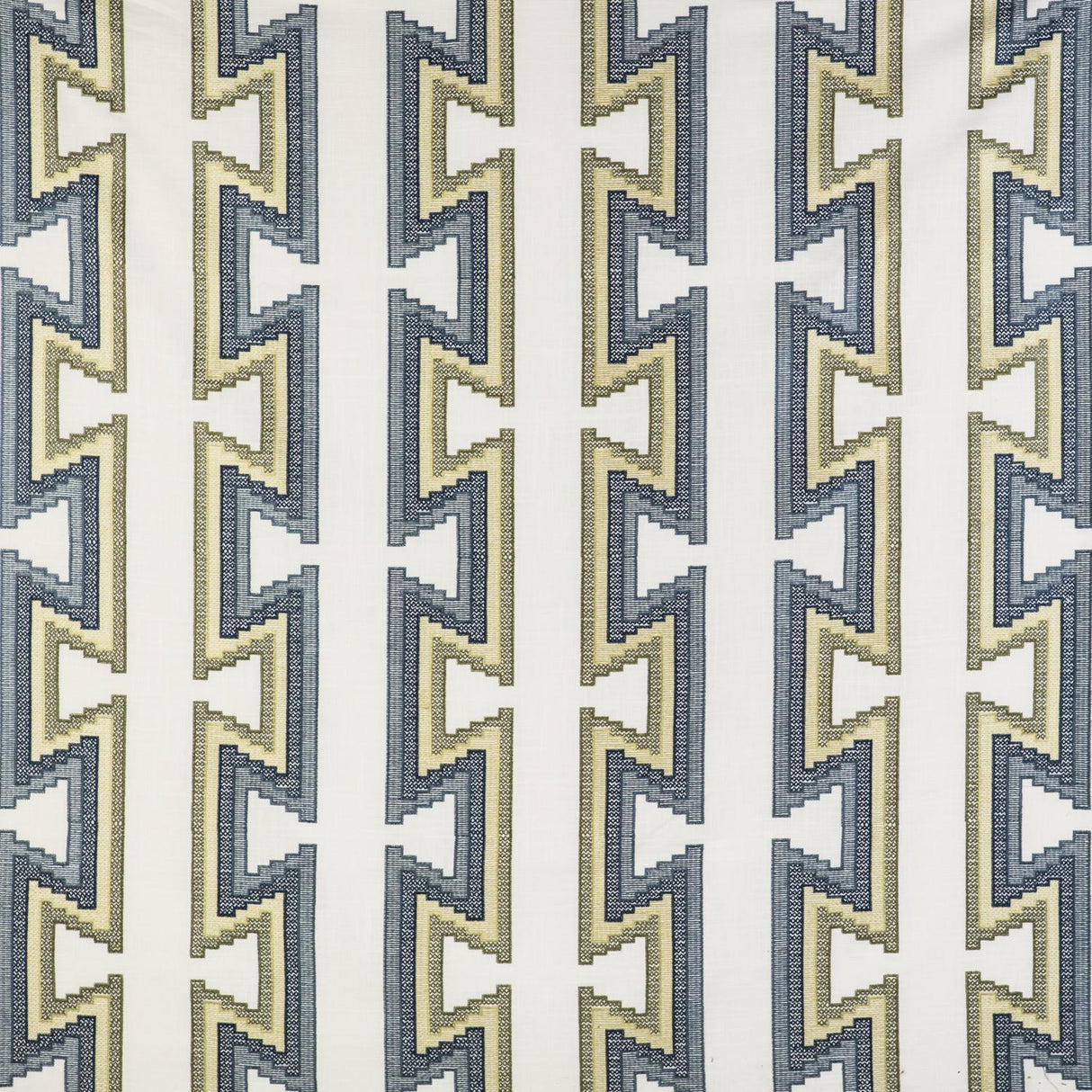 Gaston Y Daniela TRAZO AZUL/LIMA Fabric