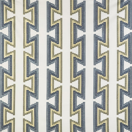 Gaston Y Daniela TRAZO AZUL/LIMA Fabric