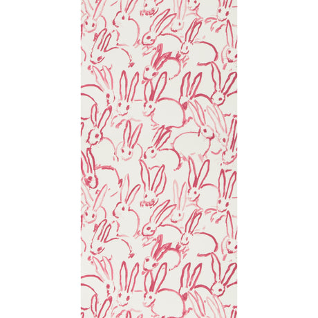 Lee Jofa HUTCH IVORY/PINK Wallpaper