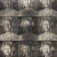 Lee Jofa HM GLAM SILVER/CHARCOAL Wallpaper