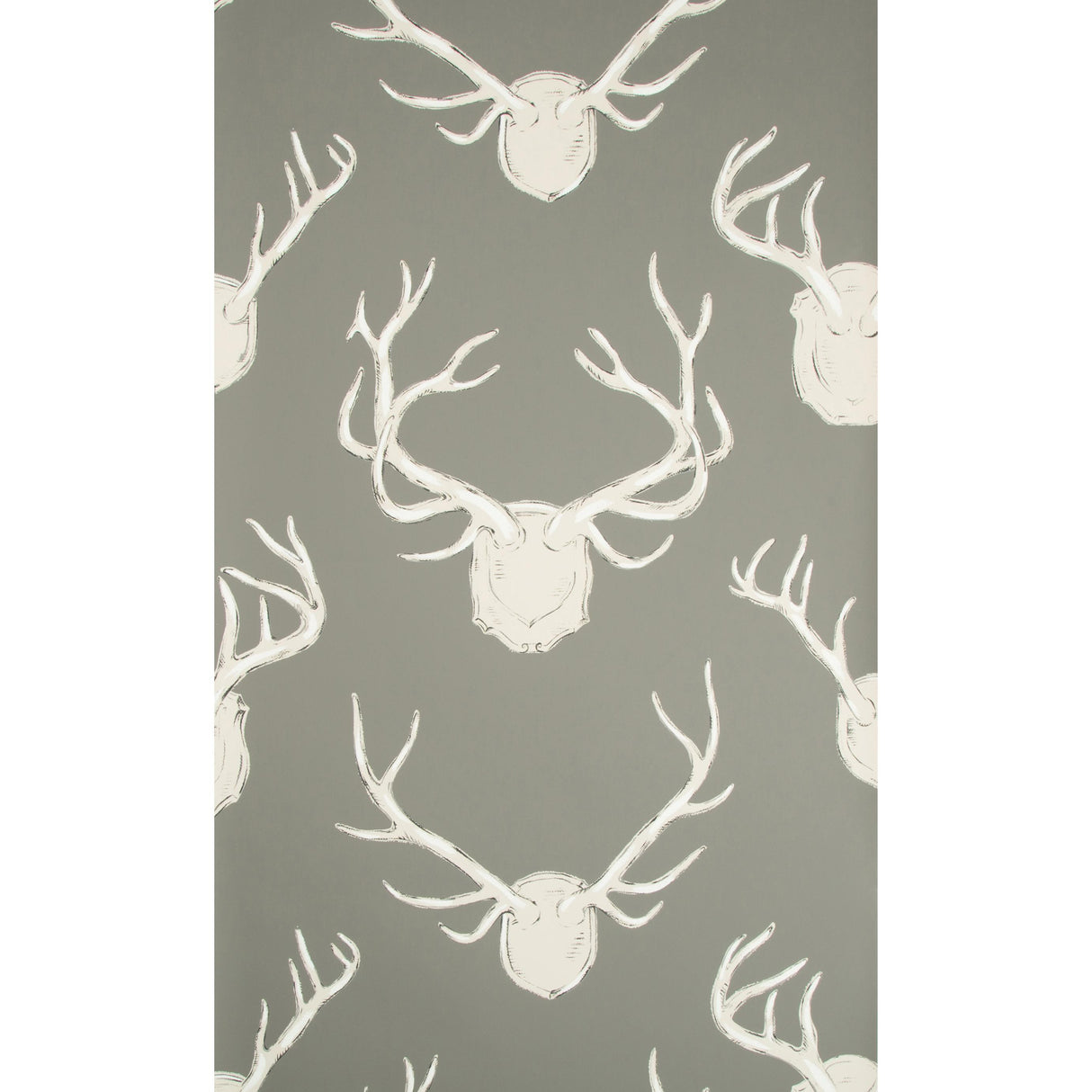 Lee Jofa ANTLERS PAPER GREY Wallpaper