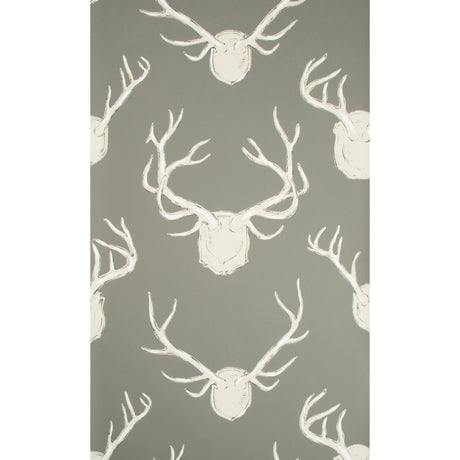 Lee Jofa ANTLERS PAPER GREY Wallpaper