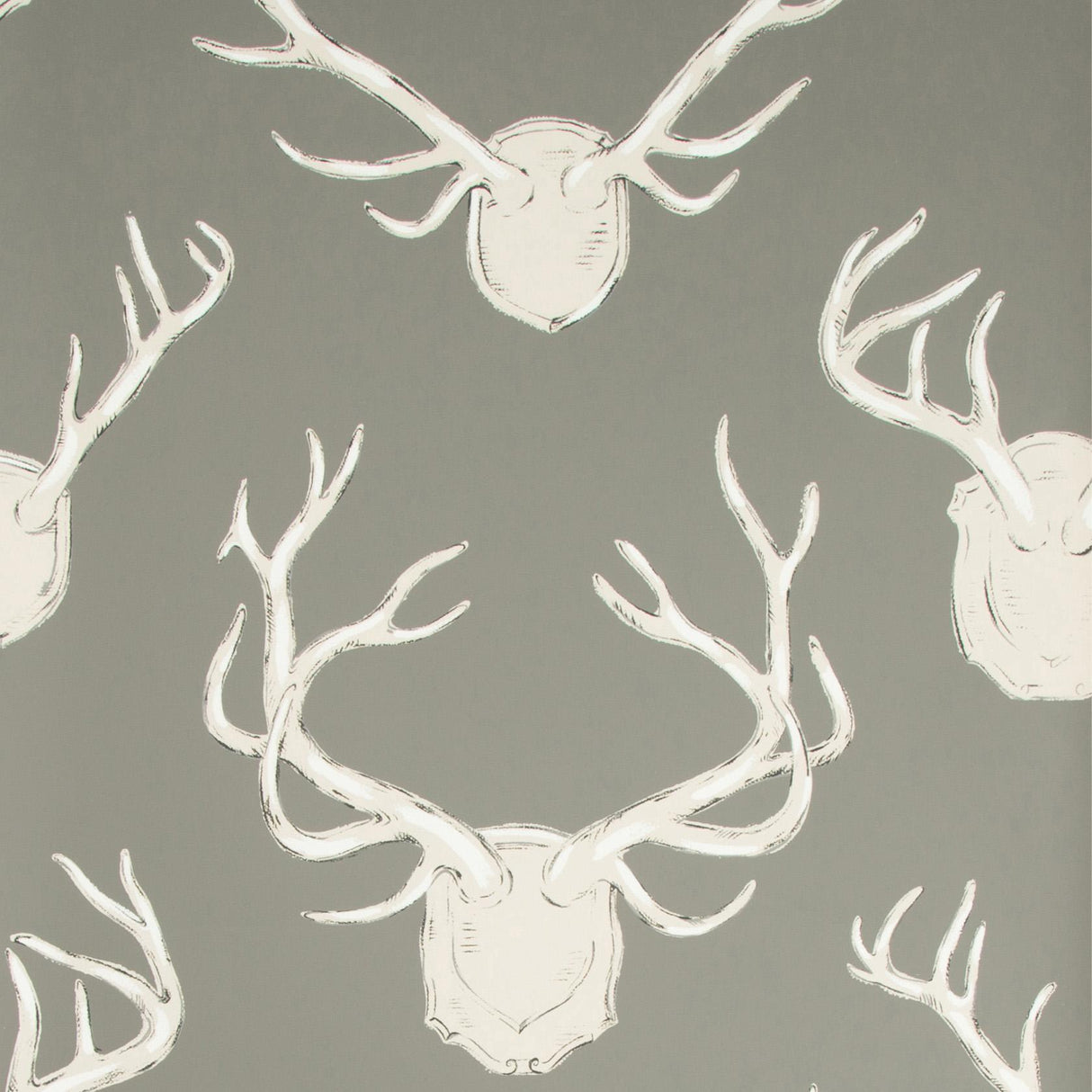 Lee Jofa ANTLERS PAPER GREY Wallpaper
