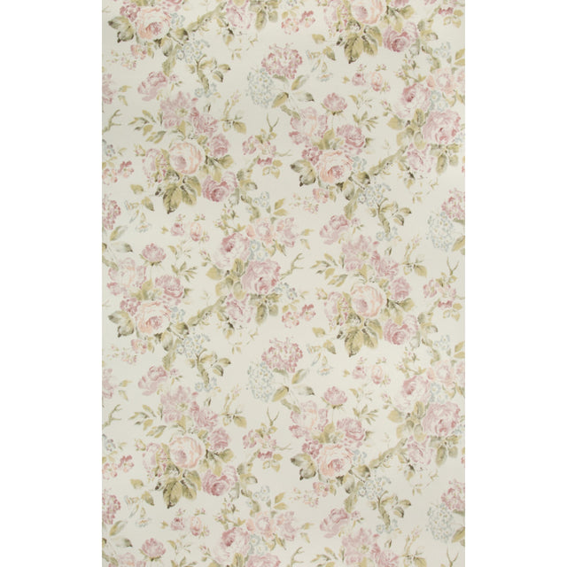 Lee Jofa GARDEN ROSES WP LILAC/MOSS Wallpaper