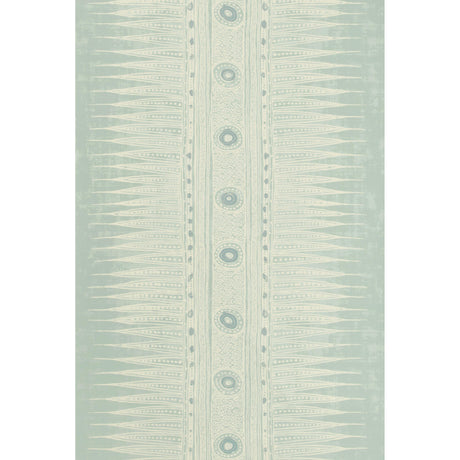 Lee Jofa INDIAN ZAG PAPER AQUA Wallpaper